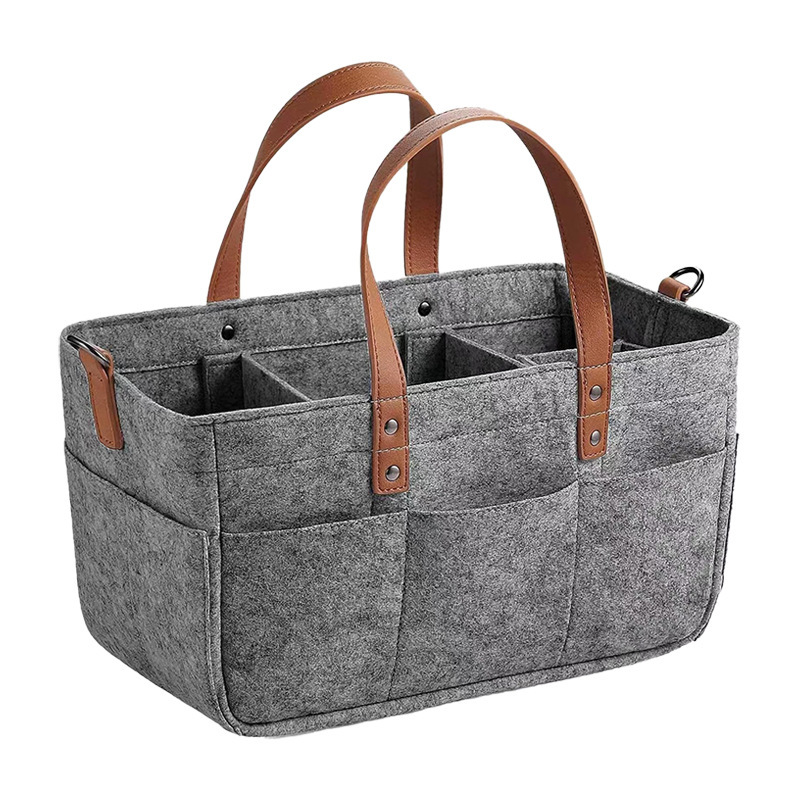 Baby Products Storage Box - Otomobil Bebek Eşyaları Saklama Sepeti, Kulplu