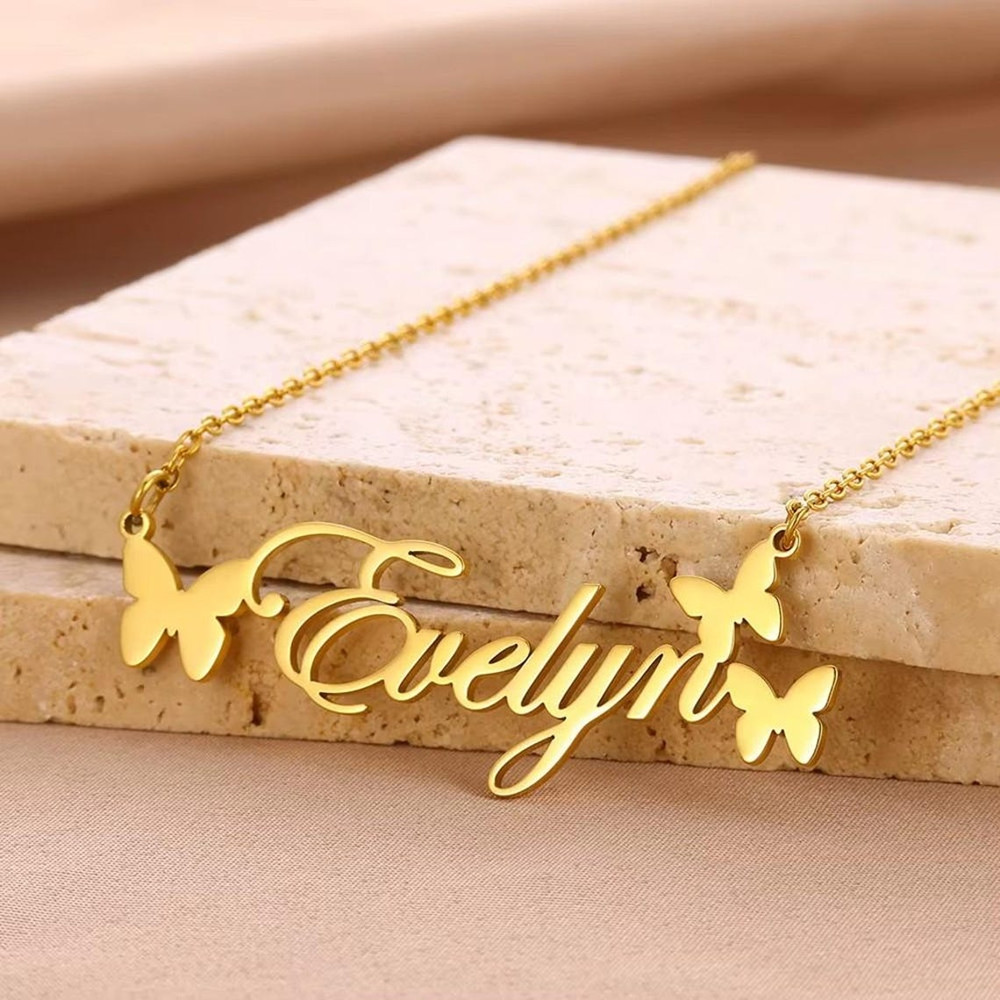 Baby Products Best - Özel İsimli Kolye Kişiselleştirilmiş Takı Paslanmaz