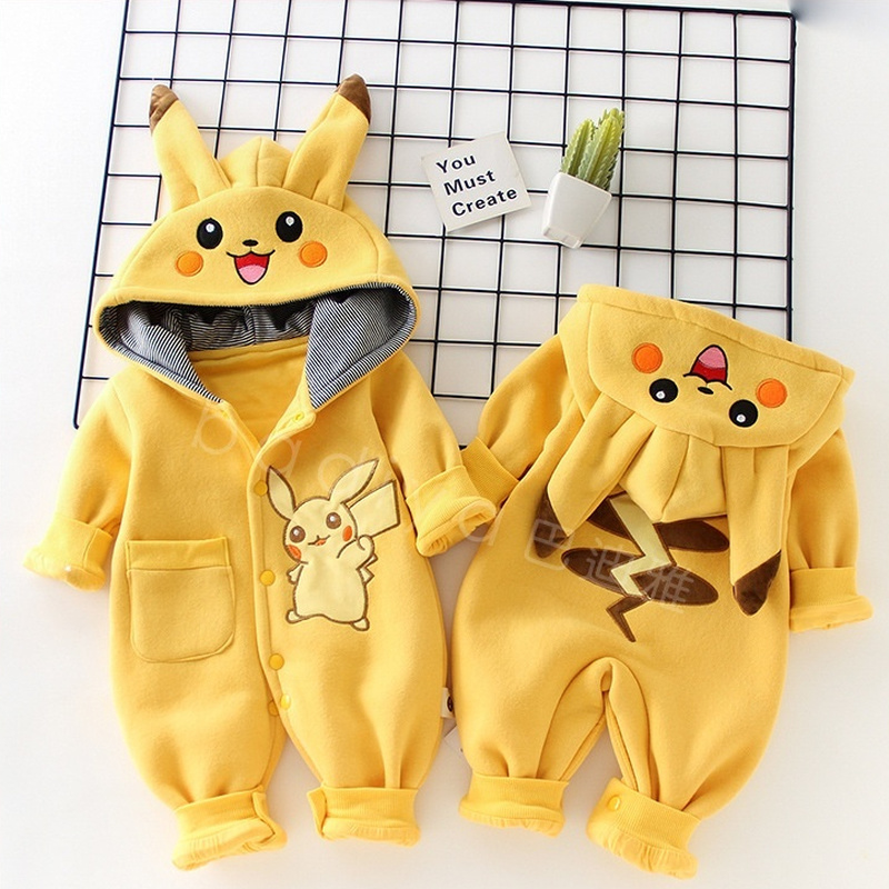 Baby Products Useful - Karikatür Cep Canavarları Bebek Pijama Yenidoğan