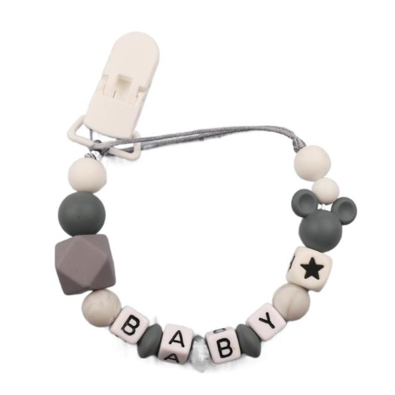 Baby Products Nipples - Bebek Kişiselleştirilmiş Adı Silikon Emzik Klip
