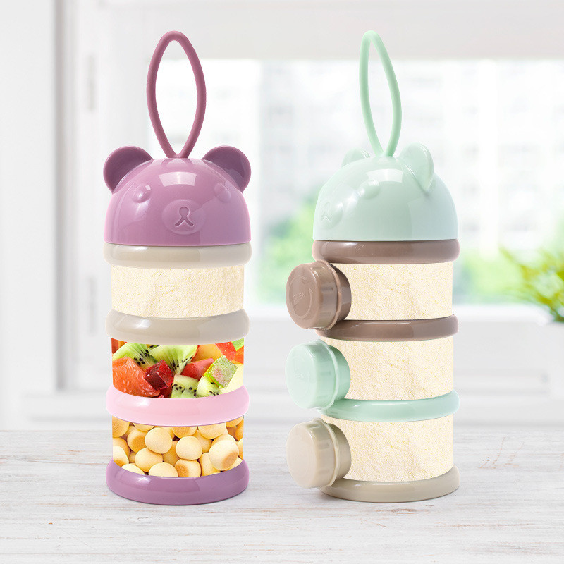 Baby Products Storage Box - 3/4 Katmanlar Ayı Bebek Süt Tozu