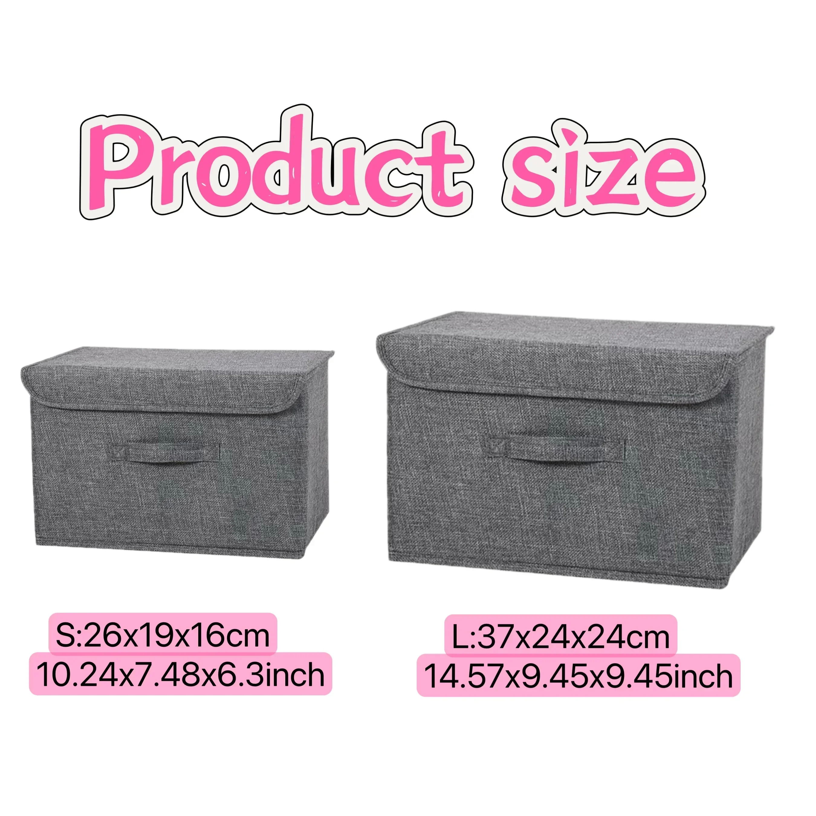 Büyük kapasiteli keten kumaş d - Baby Products Storage Box incelemesi ve fiyatı